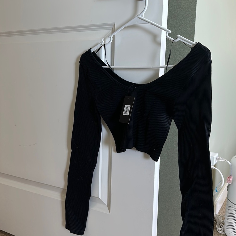 Seamless V scoop long sleeve
